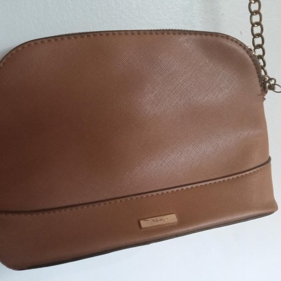 brown/tan leather crossbody bag Manufactured by Aldo - Picture 4 of 5